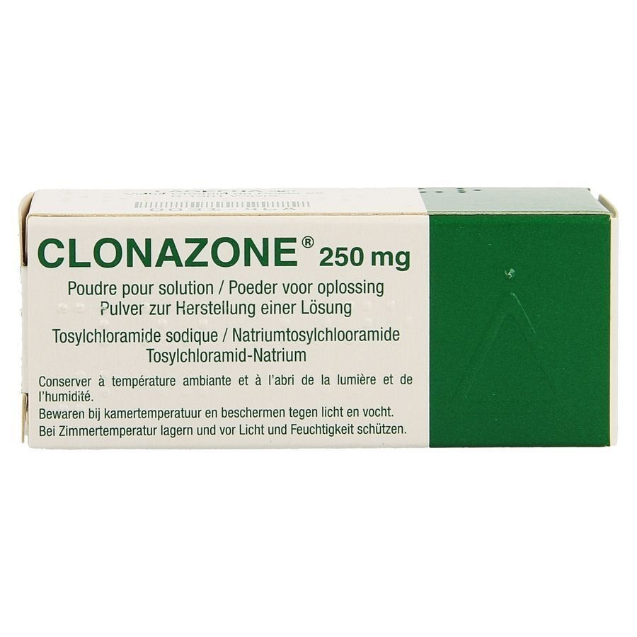Clonazone 250mg Pdr Pour Solution Tube 20g