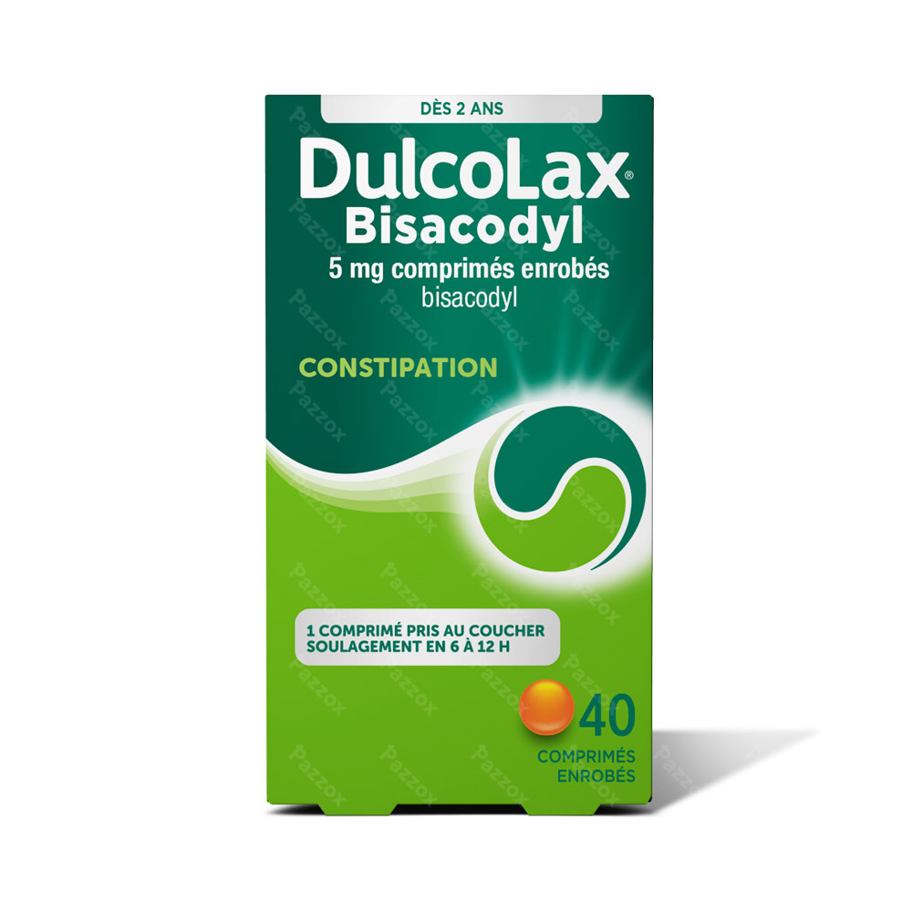 Dulcolax Bisacodyl 5mg 40 Comprimés