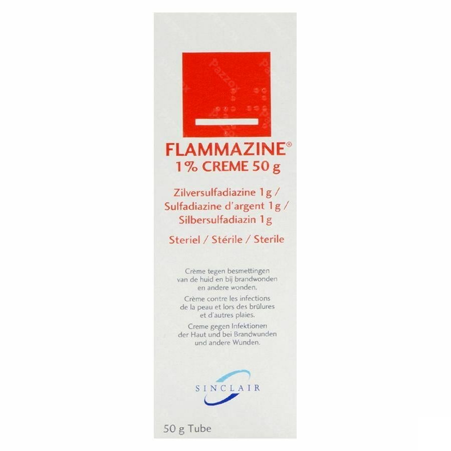 Flammazine 1% Steriele Crème 50g