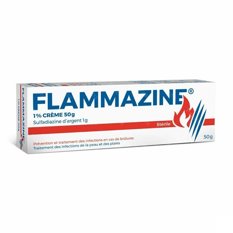Flammazine 1% Steriele Crème 50g