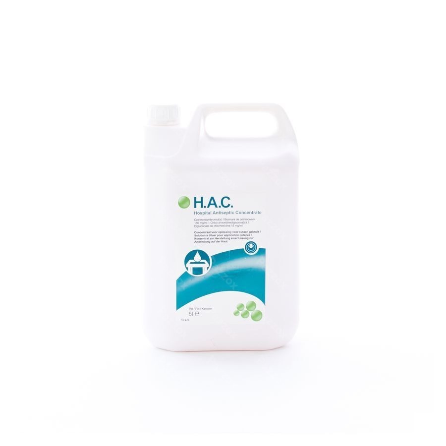 H.A.C. Hospital Antiseptic Concentrate 150 mg/ml - 15 mg/ml sol. cut. (à diluer) 5 l