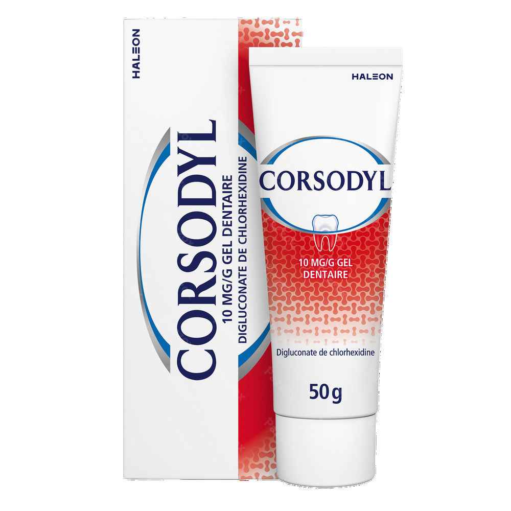 Corsodyl 10mg/g Gel Dentaire Tube 50g