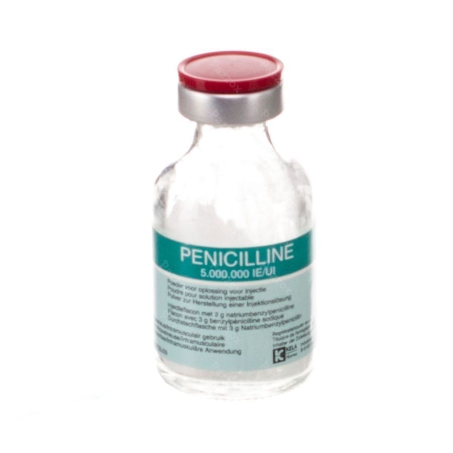 Penicilline 100x1vial 5.000.000 Ie