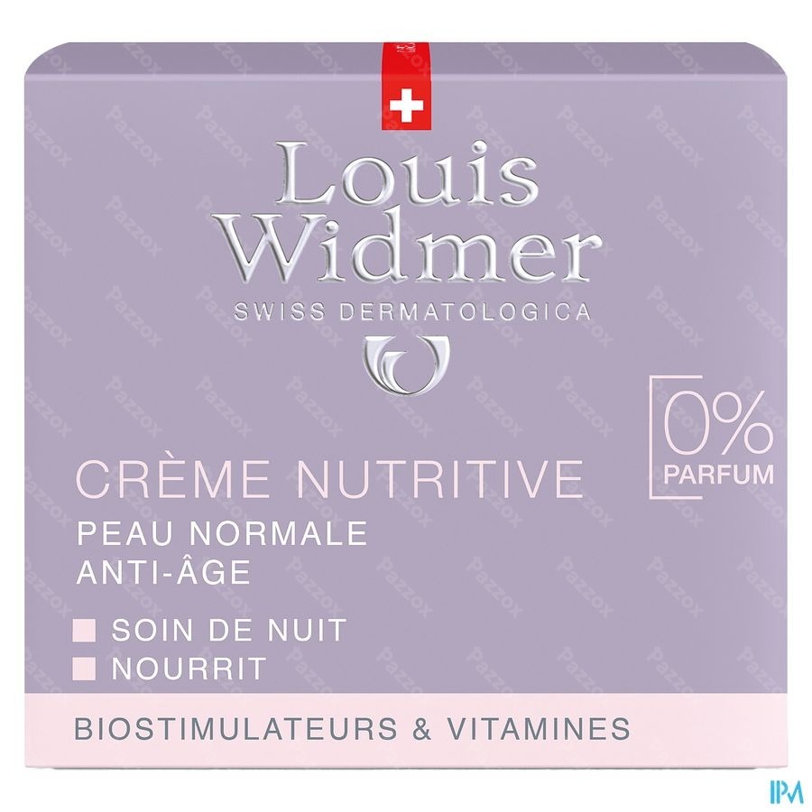 Louis Widmer Crème Nutritive Sans Parfum 50ml
