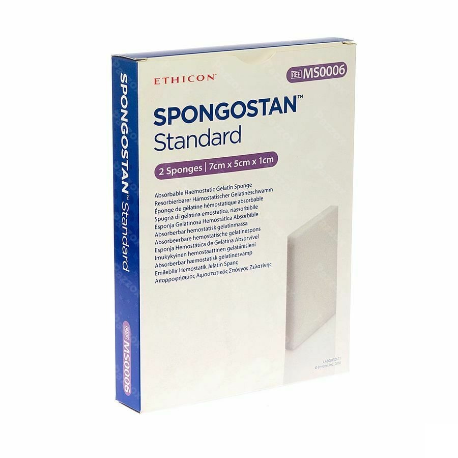 Spongostan Standard 70x50x10mm 2 Ms0006