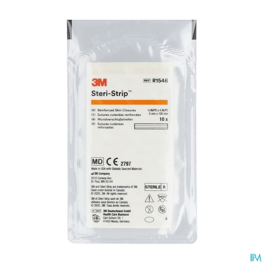 Steri-Strip 3m Steril 6,0mmx100mm 1x10 1546p-1