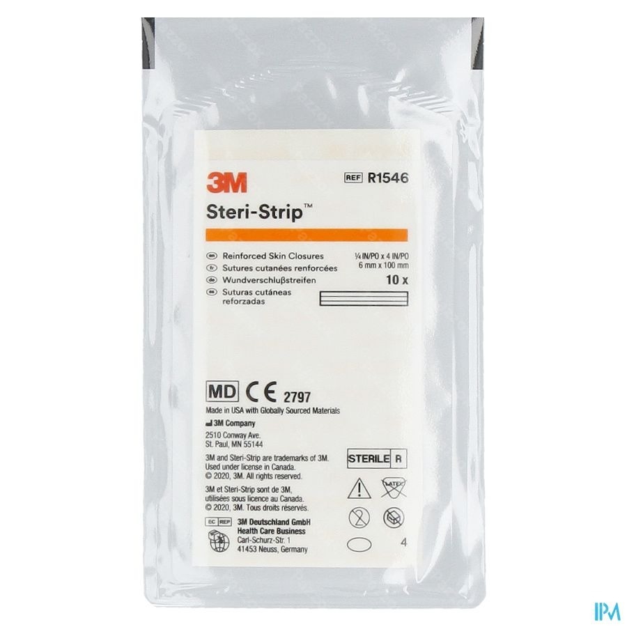 Steri-Strip 3m Steril 6,0mmx100mm 1x10 1546p-1