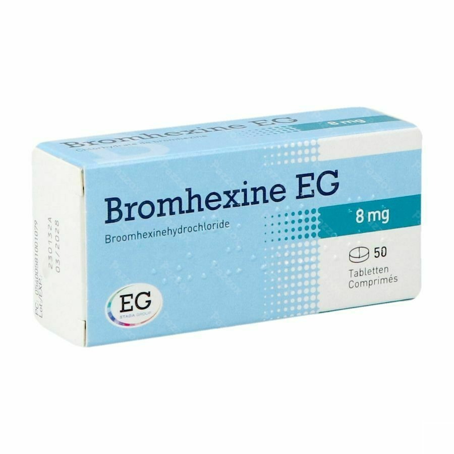 Bromhexine EG 8mg 50 Comprimés