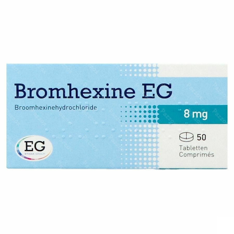 Bromhexine EG 8mg 50 Comprimés