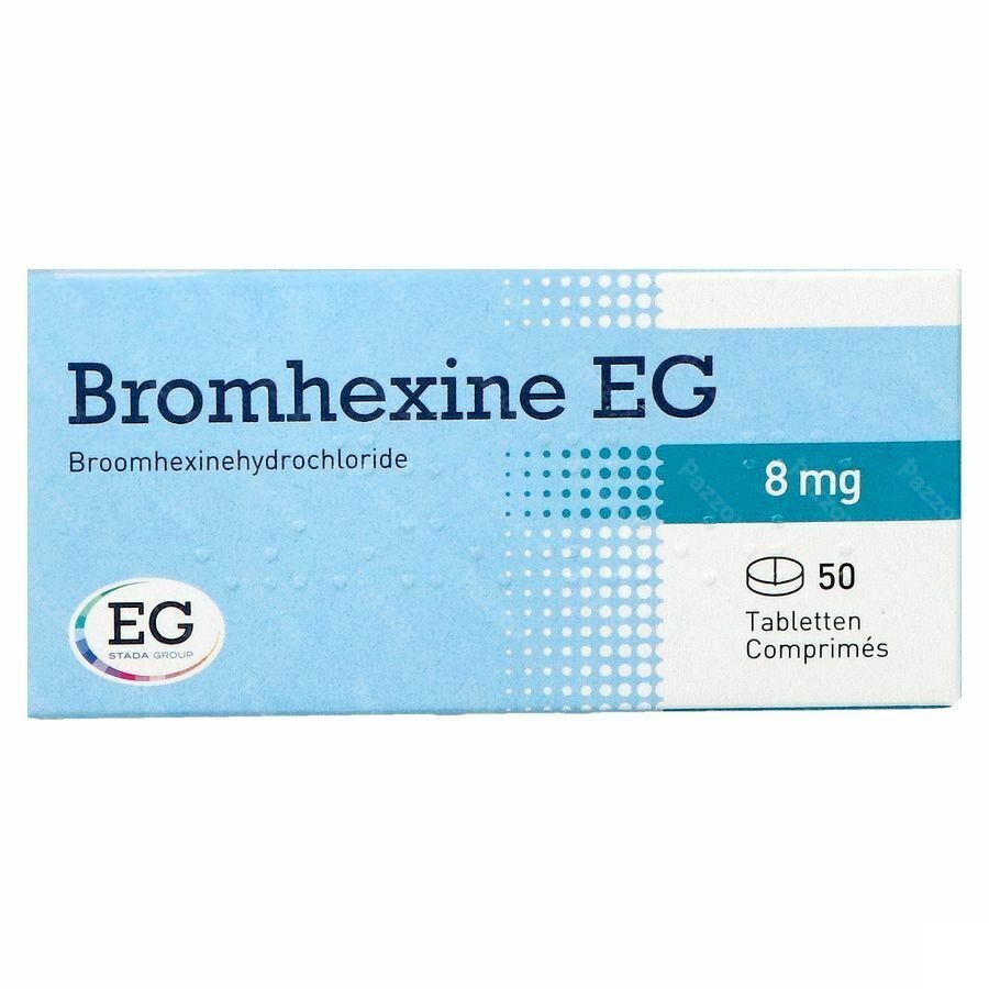 Bromhexine EG 8mg 50 Comprimés