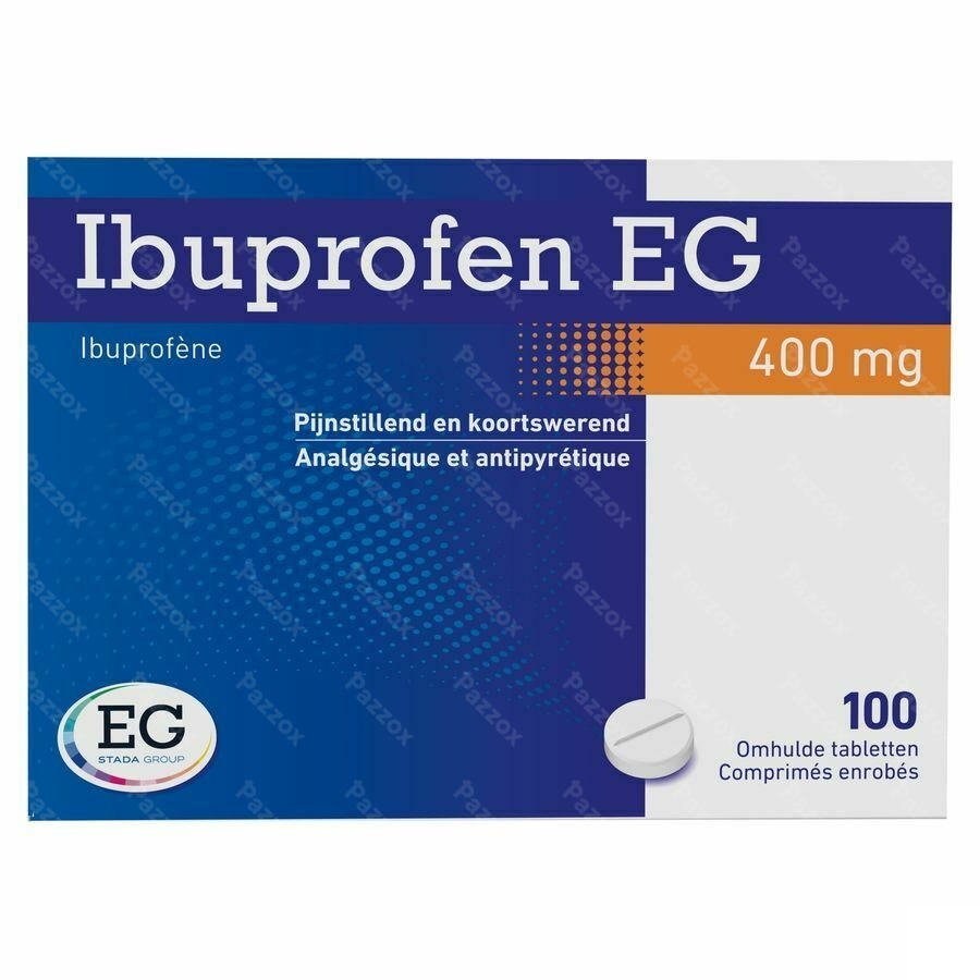 Ibuprofen EG 400 Mg Comp Pell 100 X 400 Mg