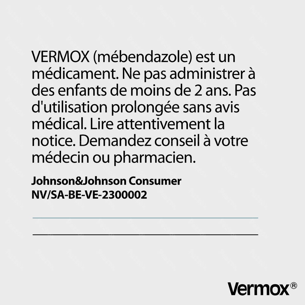 Vermox 6 Comprimés