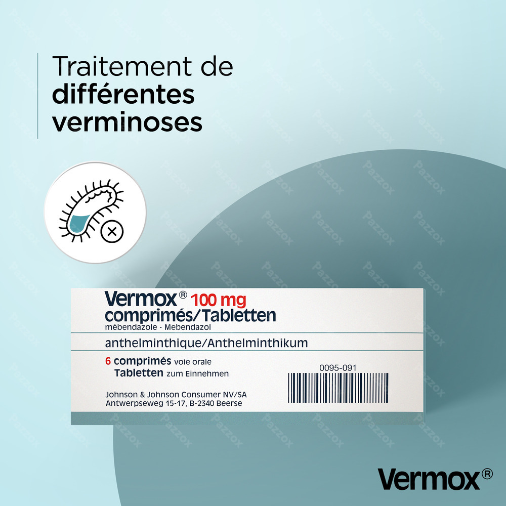 Vermox 6 Comprimés