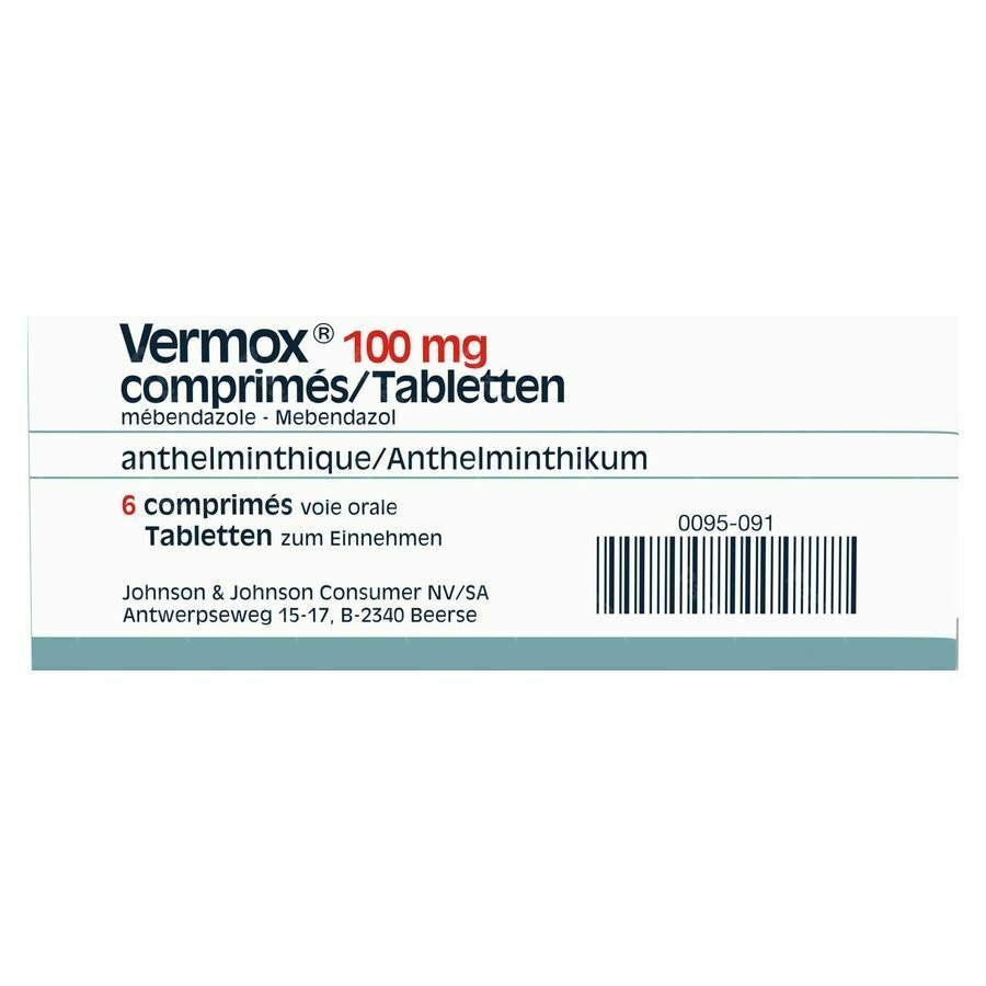 Vermox 6 Comprimés