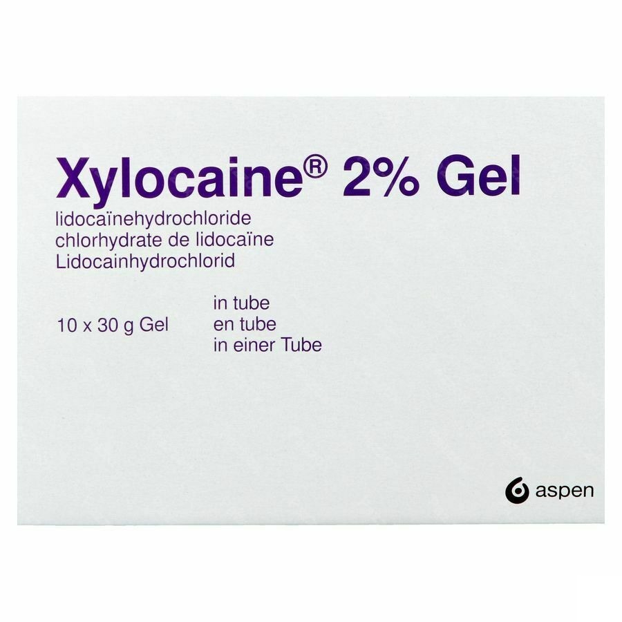 Xylocaine 2% Gel Tub. 10x30ml