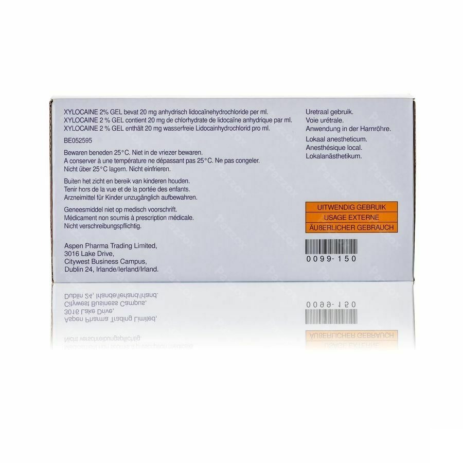 Xylocaine 2% Gel Tub. 10x30ml