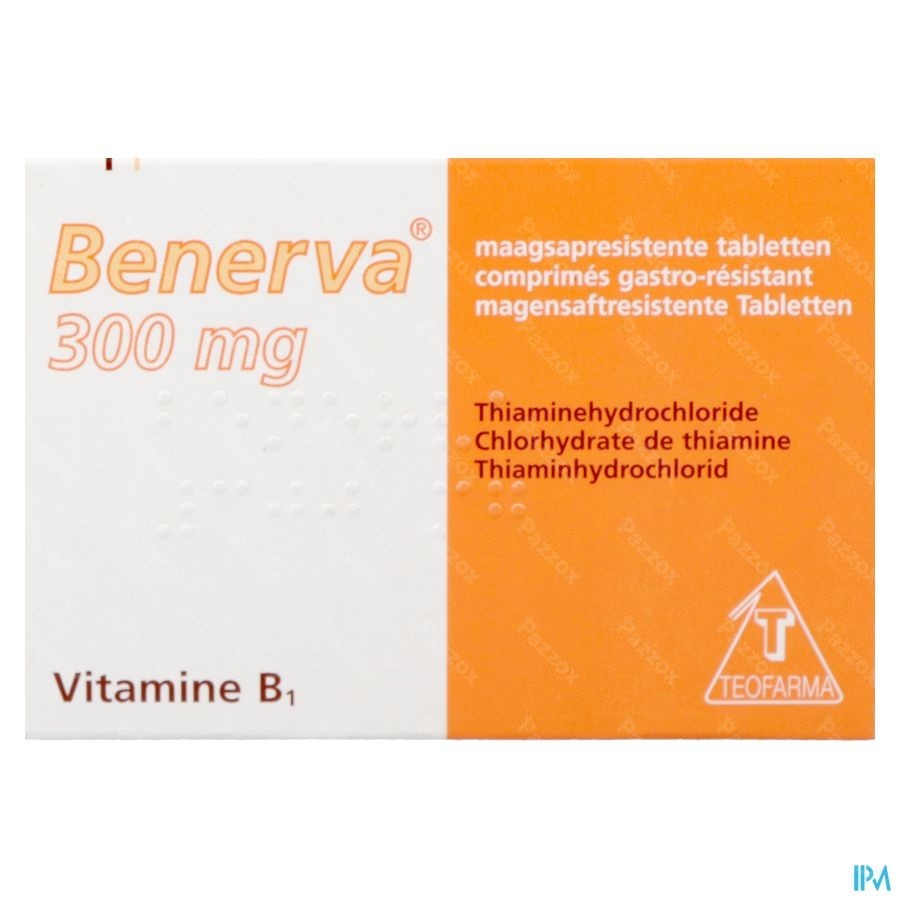 Benerva 300mg 20 Comprimés