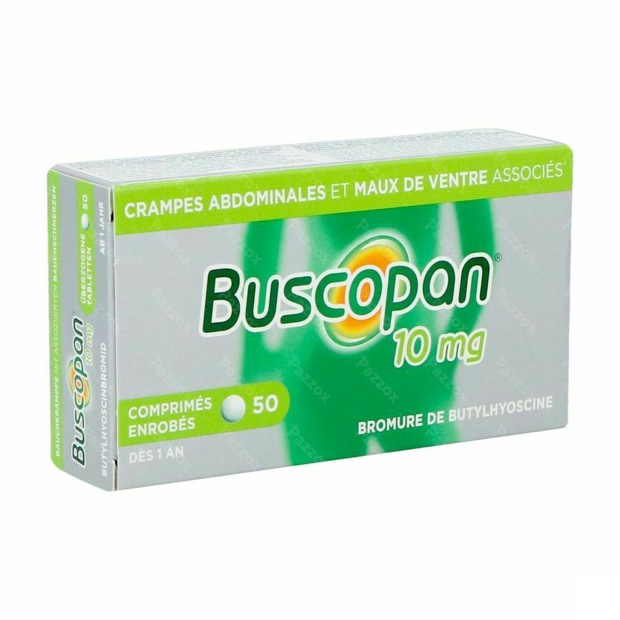 Buscopan Drag 50 X 10mg