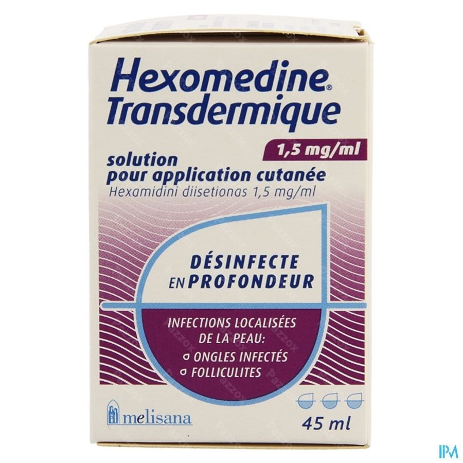 Hexomedine Sol 45ml Transcut