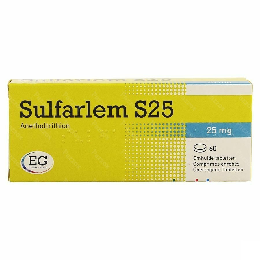 Sulfarlem S 25 60 Comprimés