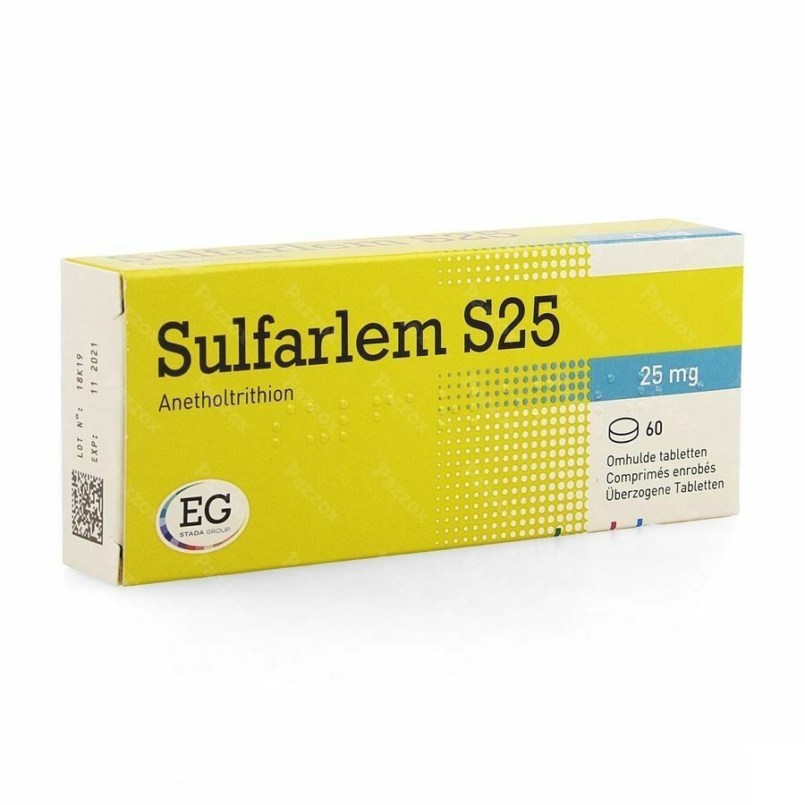 Sulfarlem S 25 60 Comprimés