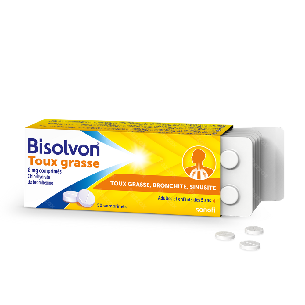 Bisolvon 8mg 50 Comprimés