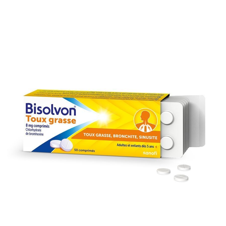 Bisolvon 8mg 50 Comprimés
