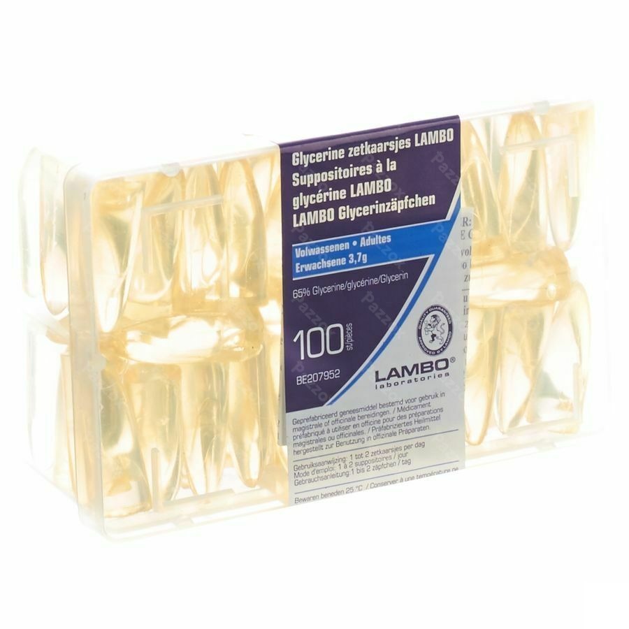 Glycerine Lambo Suppo Conique Ad 100 Blister