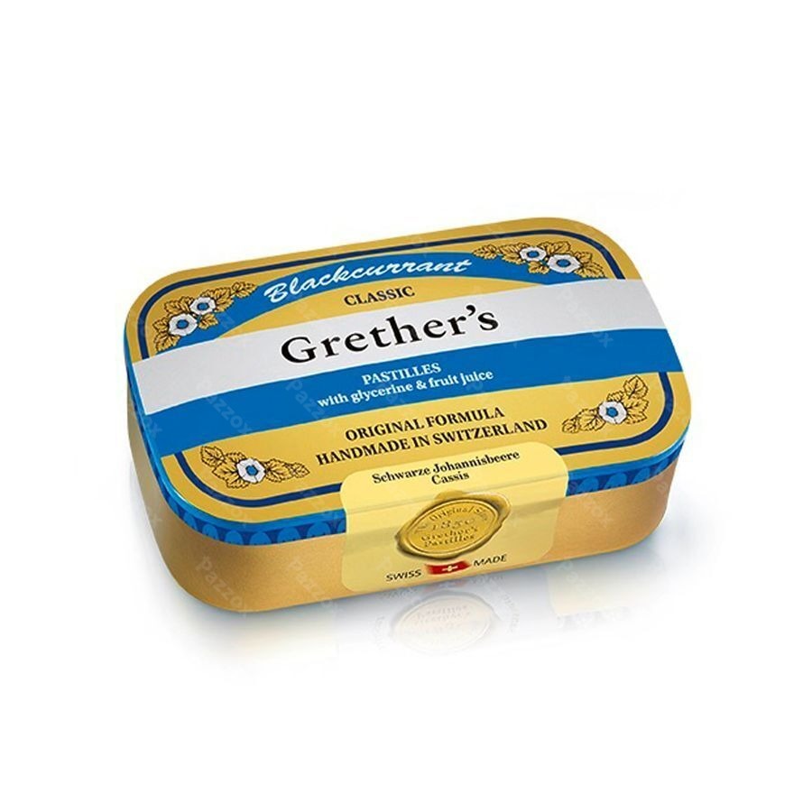 Grether's Pastilles Blackcurrant Past 110g