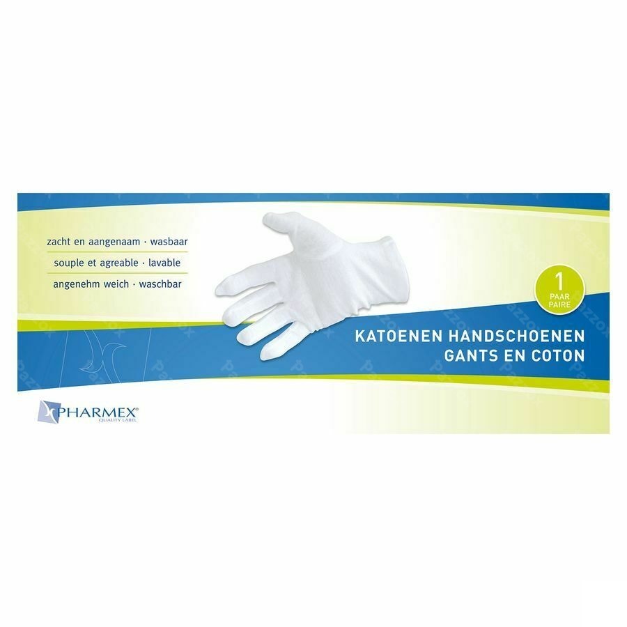 Pharmex Gants Coton Medium 2