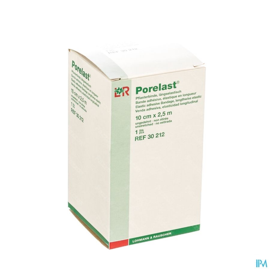 Porelast Bde Elast/adh 10cmx2.5m