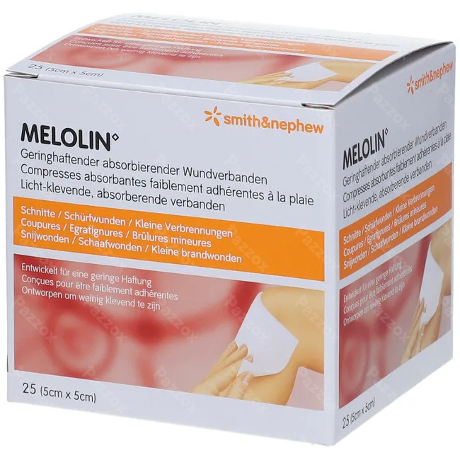 Melolin Cp Ster 5x 5cm 25 66030260