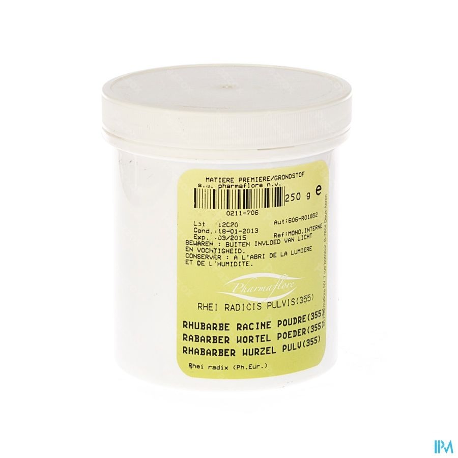 Rhubarbe De Chine Racine Pdr 250g Fag