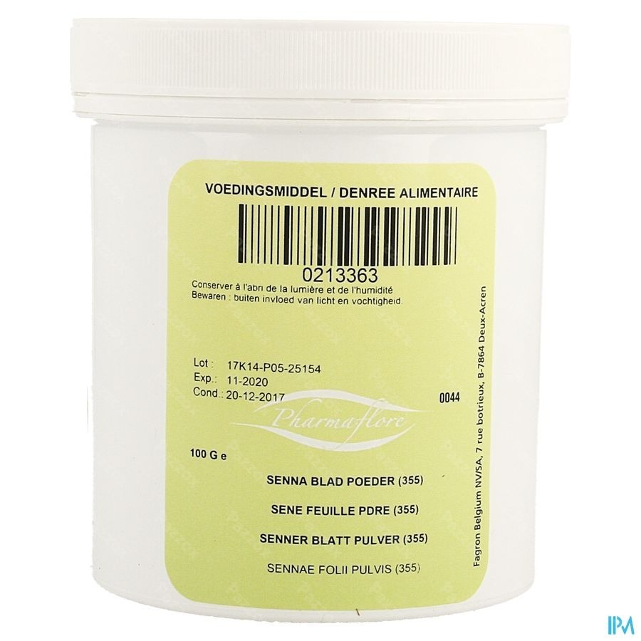 Sene Feuille Poudre 100g Fag