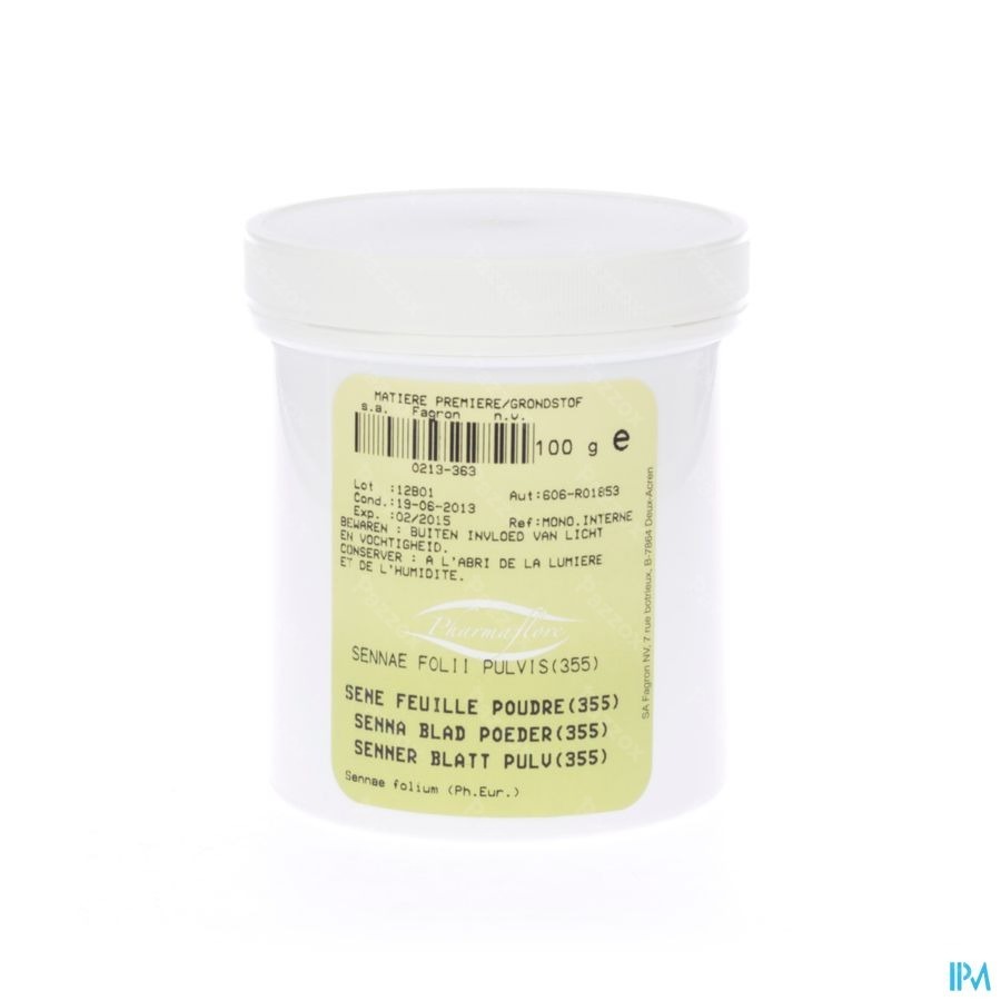 Sene Feuille Poudre 100g Fag