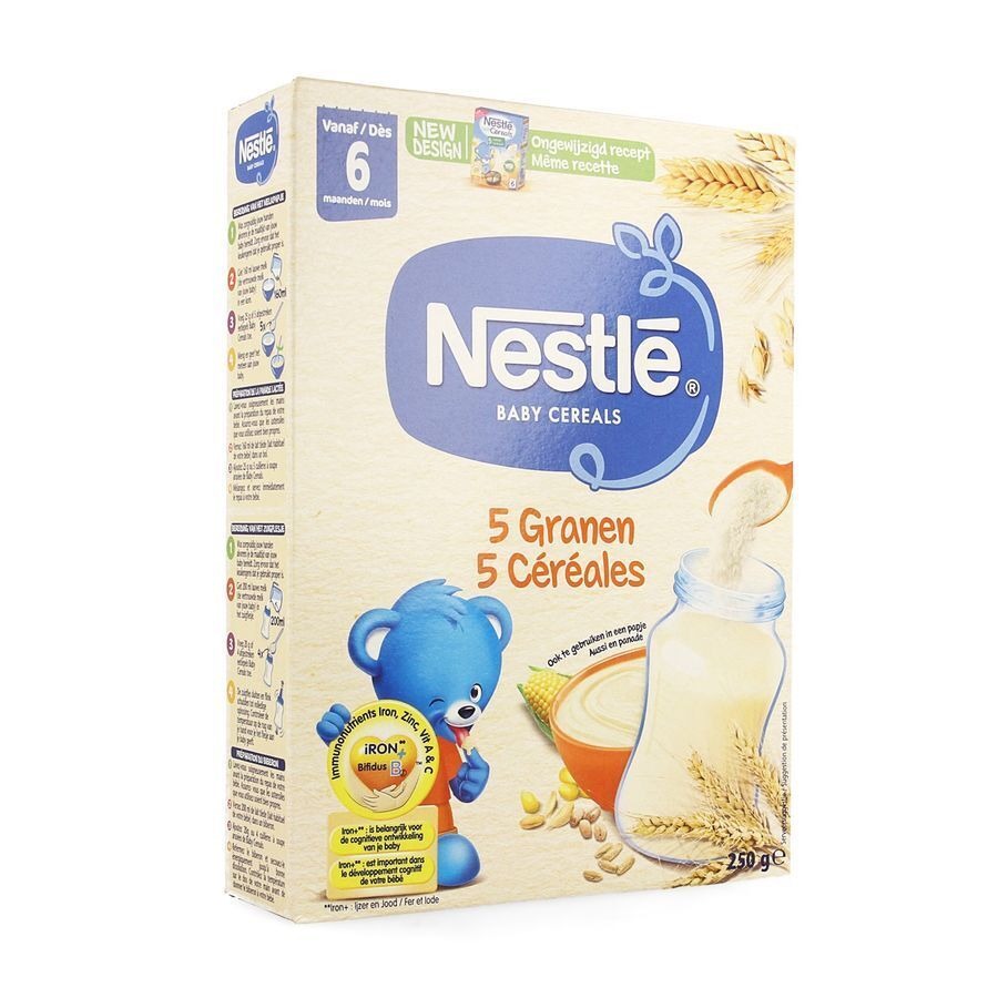 Nestle Baby Cereals 5 Cereales 250g