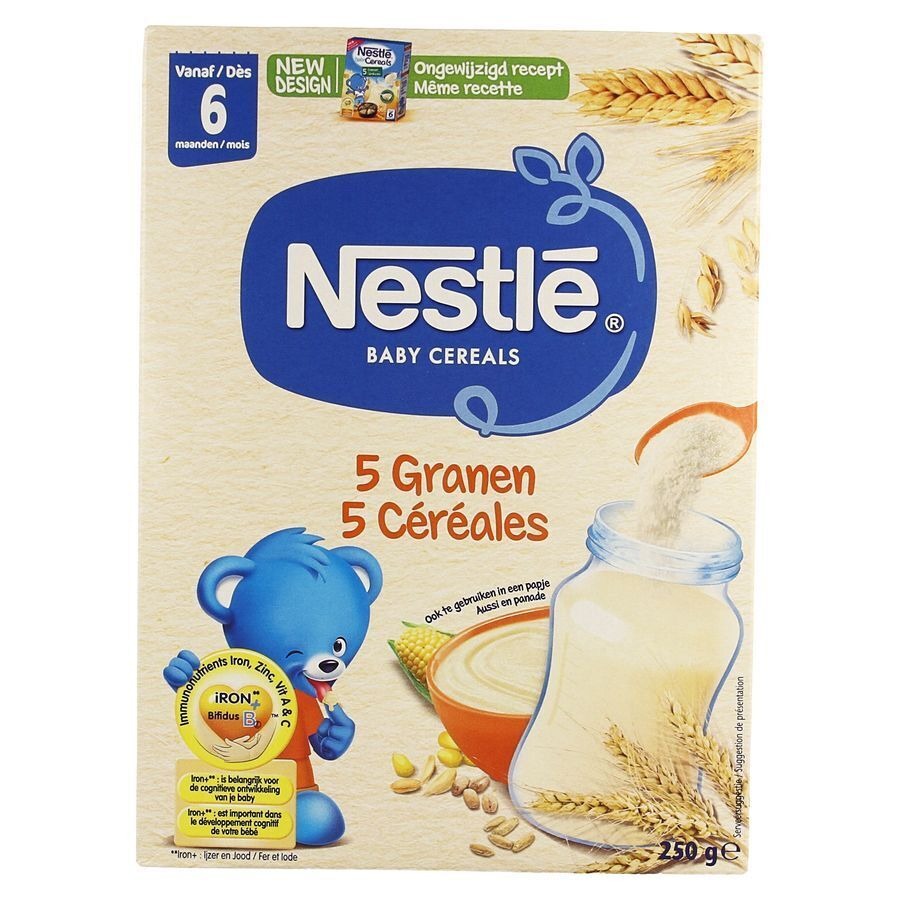 Nestle Baby Cereals 5 Cereales 250g