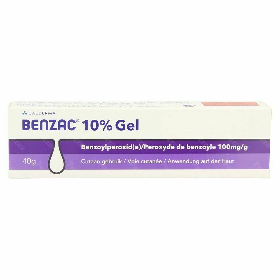 Benzax 10% Gel Peroxyde de Benzoyle 40g