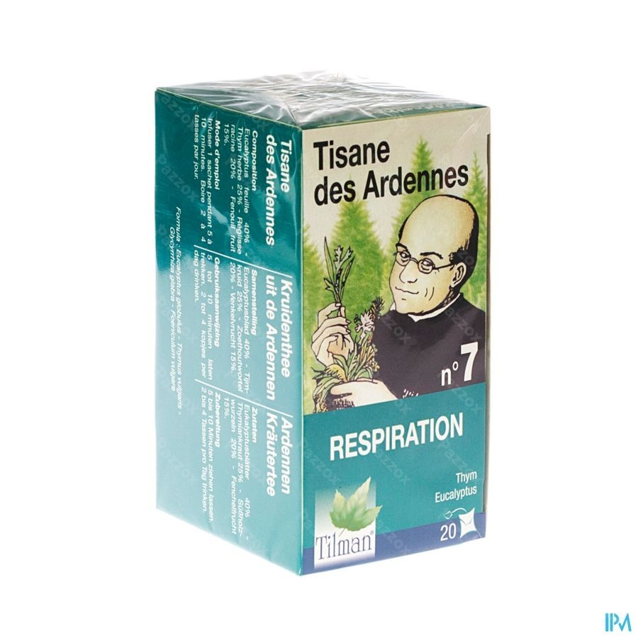 Tisane Arden. Nr. 7 Pectora 20 Filt