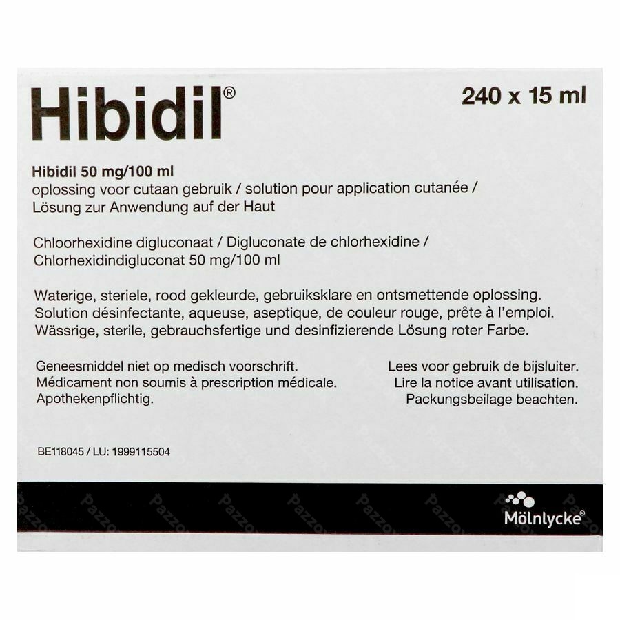 Hibidil Sol 240x15ml Ud Bottelpack