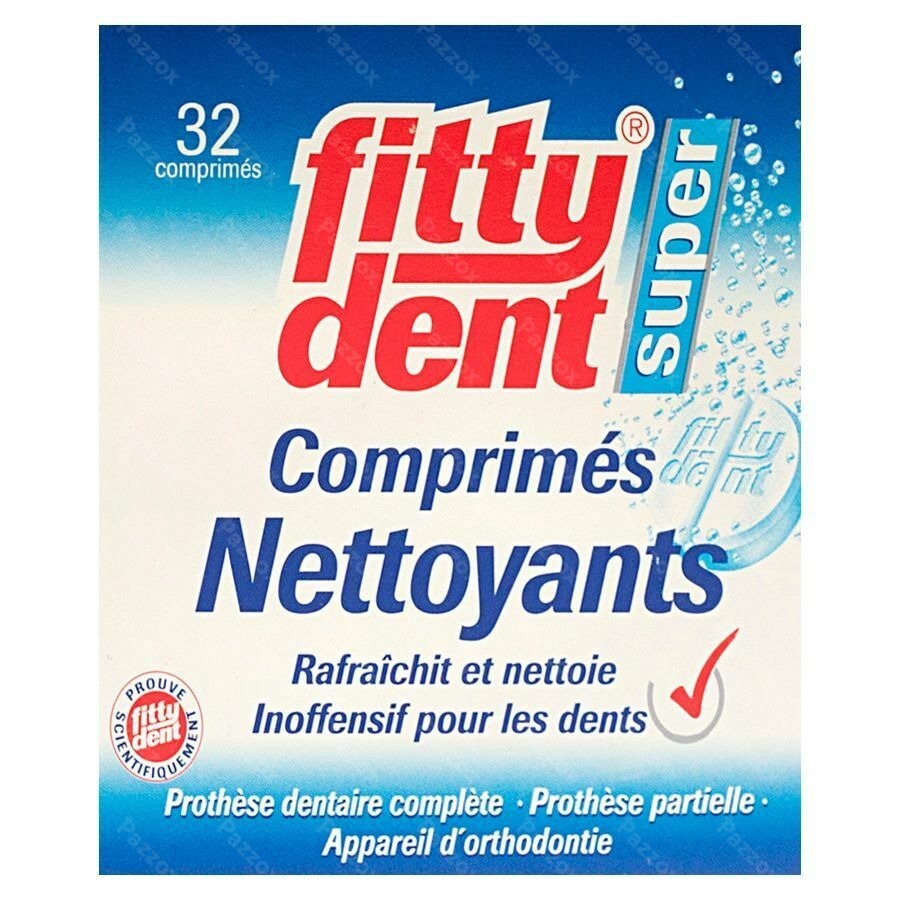 Fittydent Nettoyeur Comprimés Effervescents 32