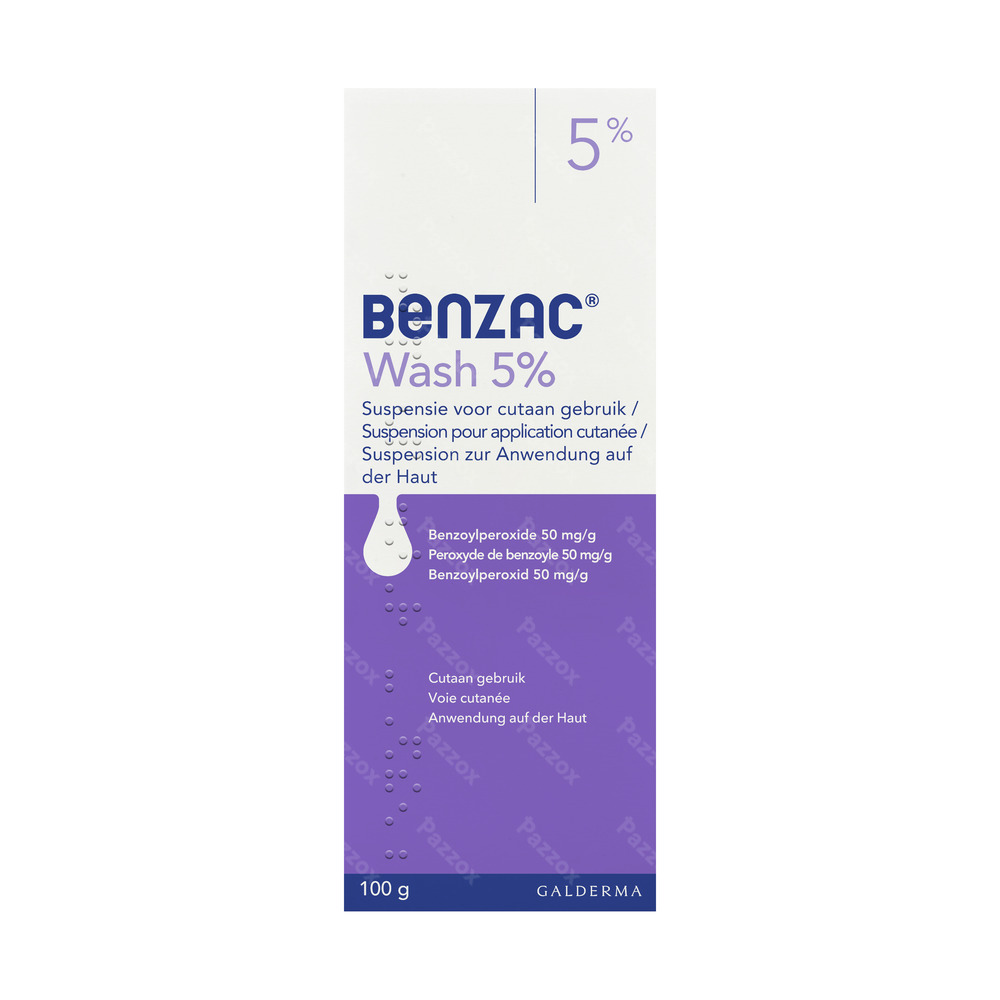 Benzac Wash 5% Peroxide de Benzoyle 100g