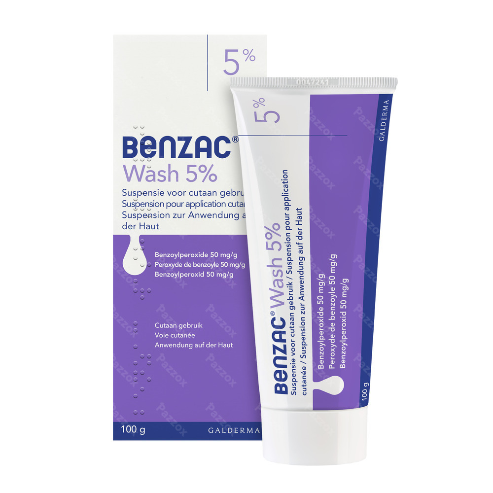 Benzac Wash 5% Peroxide de Benzoyle 100g