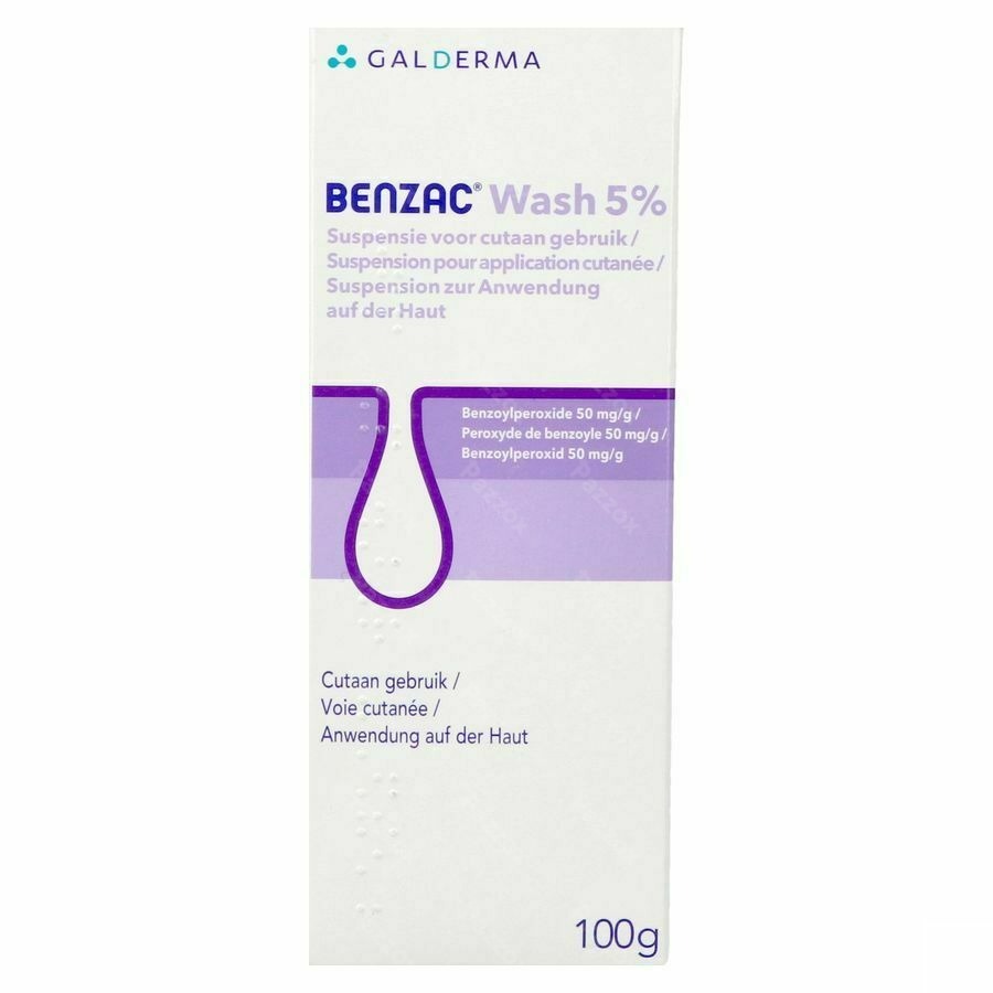 Benzac Wash 5% Peroxide de Benzoyle 100g