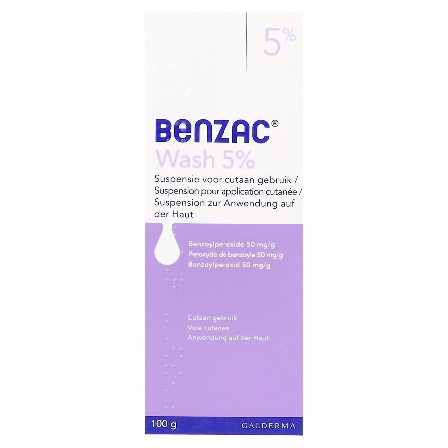 Benzac Wash 5% Peroxide de Benzoyle 100g