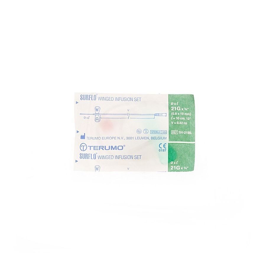 Terumo Microperfuseur A Ailettes 21g Vert 50