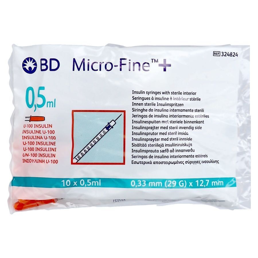 Microfine Ser. Ins. 0,5ml 29g 12,7mm 10 324824