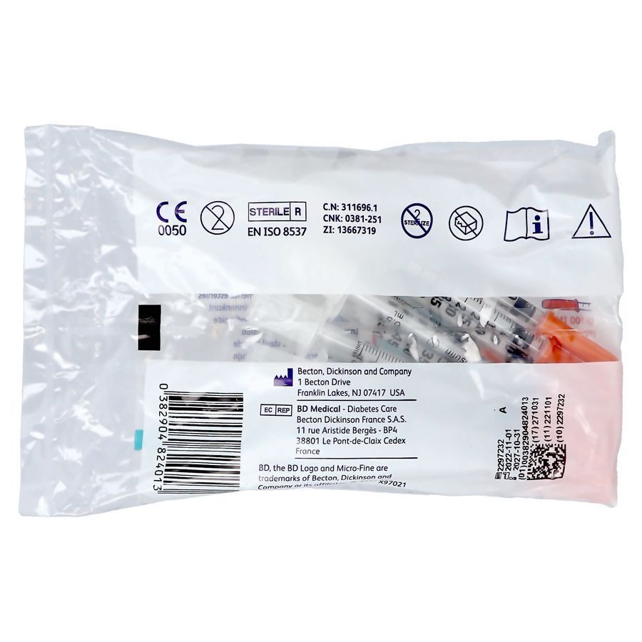 Microfine Ser. Ins. 0,5ml 29g 12,7mm 10 324824