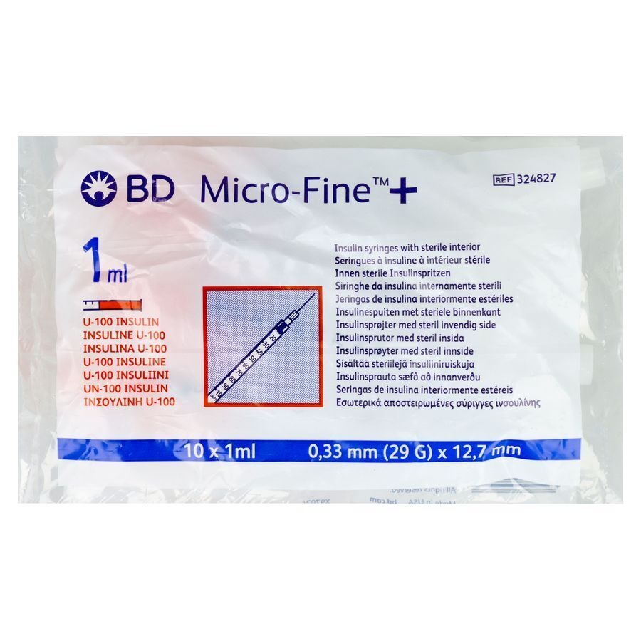 Microfine Ser.ins. 1ml 29g 12,7mm 10 324827