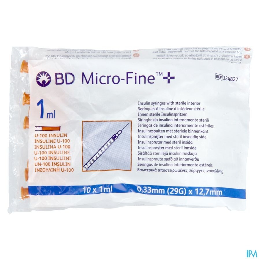 Bd Microfine+ Ser.ins. 1,0ml 29g 12,7mm 100 324827